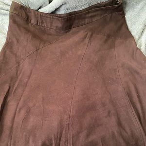 Brown dress skirt